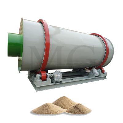 China Energiebesparing Rivier Zee Silica zand Drie cilinder trommel apparatuur Sand dryer machine Sand drying plant Te koop