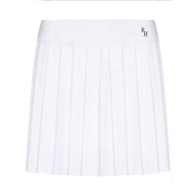 China OEM ODM Service Summer Fitness Short Skirt White Pleated Women's Breathable Golf Tennis Skirt for sale