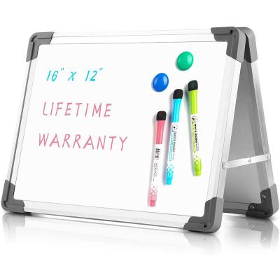 China With Stand Whiteboard Supplier Wholesale Easy Flip Over Portable Adjustable Double Sided Whiteboard for sale