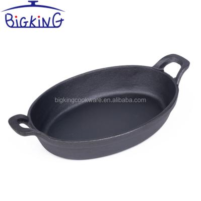 China Oval Server Diah Mini Cooking Pot and Cast Iron Dishes OEM Sustainable Dinnerware for sale