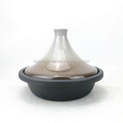 China Sustainable Original Moroccan Tagine Clay 30cm Taji Pot Lead Free OEM for sale