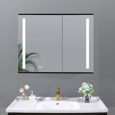 China LED Illuminated Lighted Vanity Mirrors For Bathrooms Modern Wall Mounted Frameless Luxury LED Light Strip 3 Years for sale