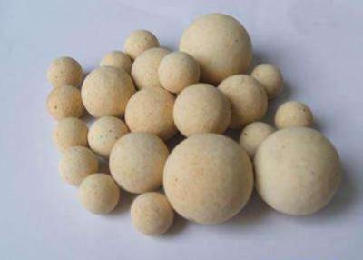 Chine La boule en céramique des incidences Al2O3 simples en céramique, à la densité 1100℃ est 3.7-3.99g/cm3 à vendre