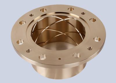 China High Strength Bronze Alloy Flanged Sleeve Bearing For Injection Molders for sale