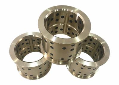 China C83600 Bronze Flange Bearing , Custom Bronze Bushings Stamping Tooling Standard for sale