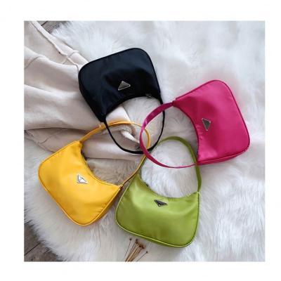 China Fashion Trendy Handbags For Women Fashionable Vintage Female Casual Mini Shoulder Bag Retro Nylon Handbag for sale