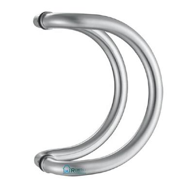 China Door curved glass door handles for sale