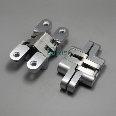 China Door 180 Degree 19x95mm Zinc Alloy Concealed Invisible Cross Door Hinge for sale