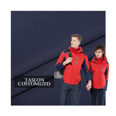 China Waterproof taslon fabric 100%P polyester taslon jacket nylon memory taslan fabric taslon wind breaker jacket for sale