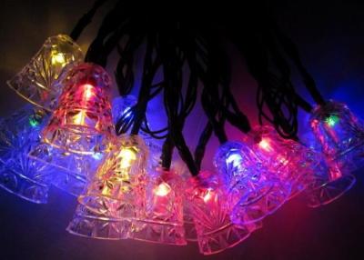 China Jingle Bell 4.8m Solar Powered Decorative String Lights With 20 Bulbs en venta