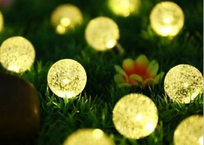 China 6M 30LED bulbs solar panel power ball LED string lights fairy light for christmas halloween party wedding decoration for sale