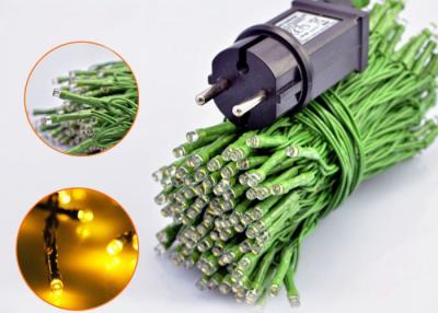 China Thick Green Cable LED Party String Lights Waterproof Decorative 100 Bulbs for sale