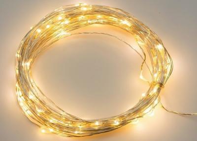 China La secuencia con pilas del cable flexible LED enciende blanco/la púrpura para Navidad en venta