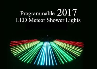 China Luces de la Navidad programables de la lluvia de meteoritos LED Reino Unido/longitud a todo color del enchufe los 80cm de los E.E.U.U. en venta