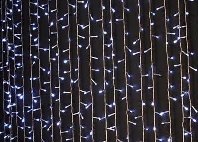 China Partij/Tuin van het LEIDENE Lichten 3x3M PNP 220v Decoratieve 300LEDs Kerstmisgordijn Te koop