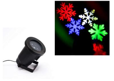 China Modelos multicolores del proyector del día de fiesta del copo de nieve LED 4 para el paisaje en venta