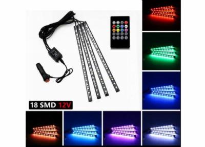 China Atmósfera decorativa interior luces de tira automotrices de 12 voltios LED 18 SMD en venta