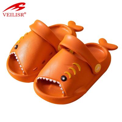 China New fashion trend summer children's slippers cartoon shark hole soft-soled wear-resistant shoes for sale