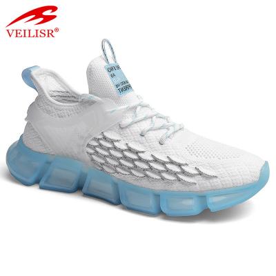 China 2021 Fashion Trend Popcorn Bottom Flight Knit Mens Running Shoes for sale