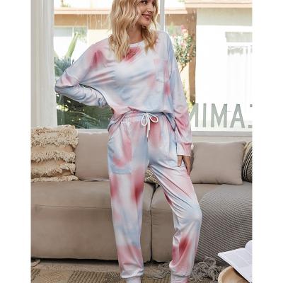 China High Quality New Design Tie Dye Women Sleepwear QUICK DRY for sale