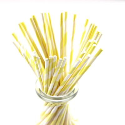 China Various Colors And Sizes Environmental Protection Food Grade Paper Sticks For Candy Lollipops And Cupcake for sale