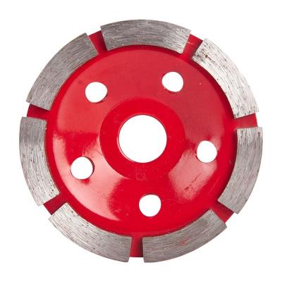 China Aluminum Diamond Tool 4 Inch 100mm Single Row Diamond Grinding Cup Wheel, Concrete and Stone for sale