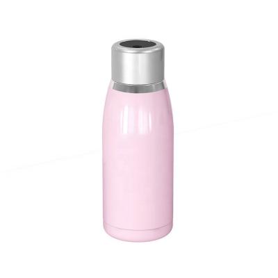 China LED Self Cleaning Plant Stainless Steel UV Light Vacuum Water Bottle PORTABLE Rechargeable UV-C Sterilization Intelligent Insulated Cup for sale