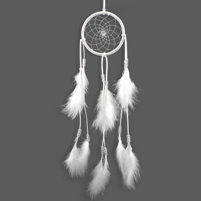 China Feather Bohemian Custom Handmade Indian Wall Hanging Wind Chimes Home Decor Dreamcatcher for sale