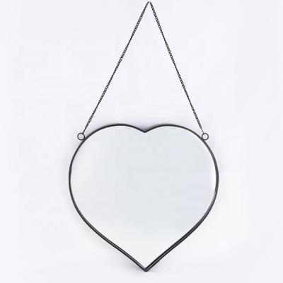 China WALL Metal Framed Fancy Heart Shape Design Mirror for sale