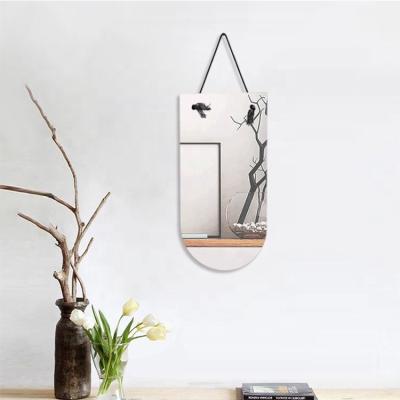 China Fancy Decorative Well Beveled Unique Wall Hang Dressing Glass Mirror Easy For Salon Customized Free Sample 7-10days Compact 0.5mm MDF for sale