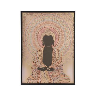 China Classical Art Decor Hot Selling Abstract the figure of Buddha canvas painting decoration home wall art for sale