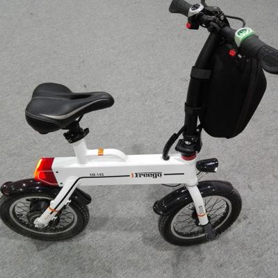 China Ponga verde la vespa eléctrica plegable de 12 pulgadas, mini bici elegante 25 kilómetros por hora en venta