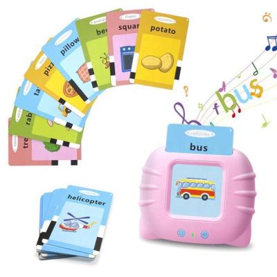 China Factory Price Flash Cards Learning Toys Kids Chinese English Word Language Early Education Intelligent Children's Card Learning for sale