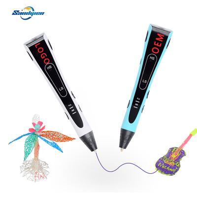 China High quality slim portable 3d pen digital 3d printer pen oem for sale