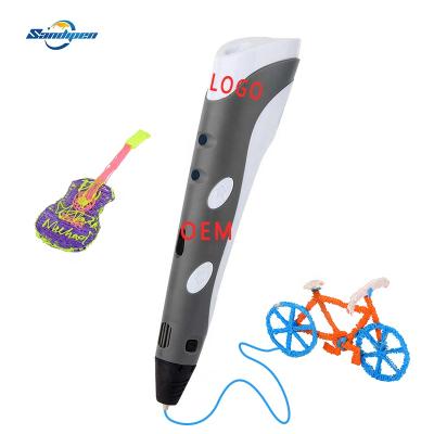 China magic 3d printing pen invisible ink pla abs magic toys new year gift 3d drawing pen 3d pen for sale