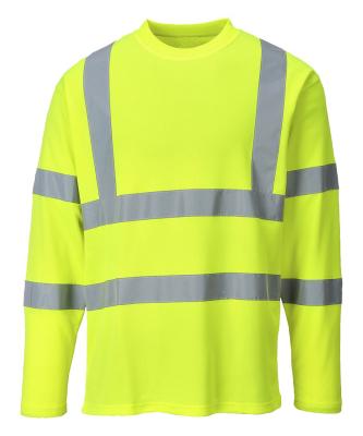 China Hi Vis Long Sleeve Reflective Safety T-Shirt for sale