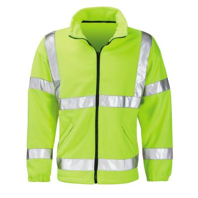 China Hi Vis Fleece Reflective Safety Jacket for sale