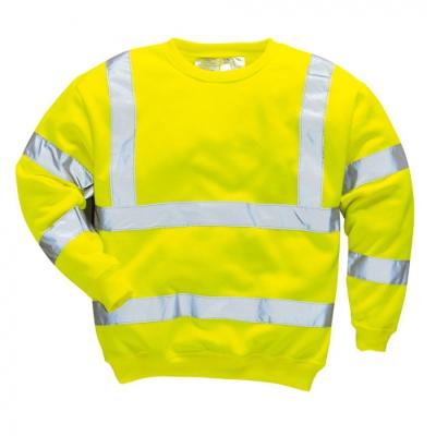 China Hi Vis Fleece Reflective Safety Sweatshirt for sale