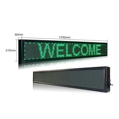 China P10 Indoor Outdoor Indoor Shop Led Moving Sign Mini Led Display Scrolling Message Board Led Moving Message Sign for sale