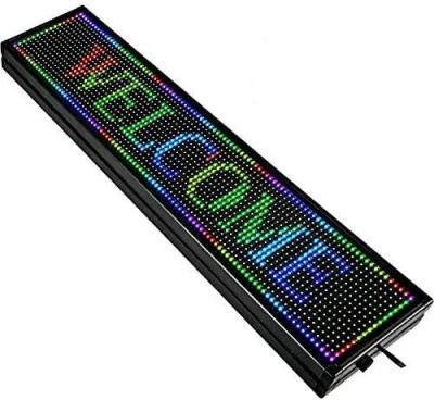 China Outdoor Indoor Outdoor P10 Multi Color Led Display Text Radio Led Moving Message Display for sale