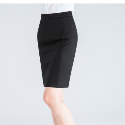 China Oblique one-step skirt 2021 anti-static professional skirt summer bag hip work suit black formal dress new for sale