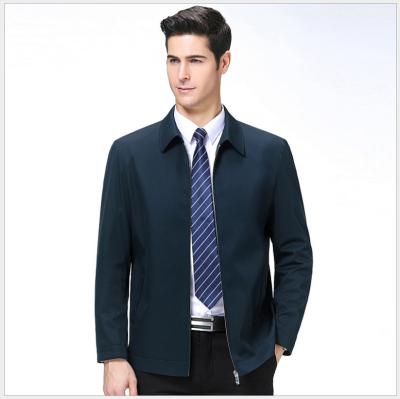 China Autumn and winter new men's jacket lapel business casual jacket breathable dad for sale