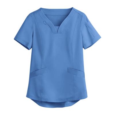 China Hospital Operating Room Short Sleeve Coveralls Nursing Coveralls Isolation Suit Two Sets Two Coveralls Sets for sale