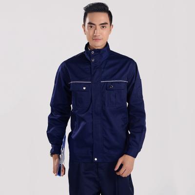 China Custom factory clothing auto repair suit men's long sleeve polyester workwear mechanical and electrical maintenance uniforms constructi for sale