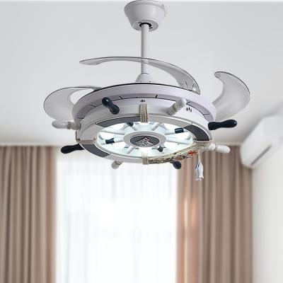 China Modern Distribute Antique French Fan Light Glass Ceiling Chandelier for sale