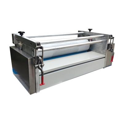 China Small Factory / Studio Stainless Steel Roller Embossing Machine For Kraft Paper Model Desktop Type Embossed for sale