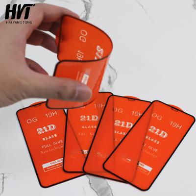 China Full Glue 6d 9d Ultrathin Silk Printing Tempered Glass Screen Protector For Iphone 13,21d 9d Glass For Iphone 13 for sale