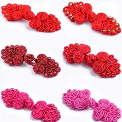 China Wholesale Colorful New Design Dry Cleaning Chinese Knot Frog Closure Buttons for sale