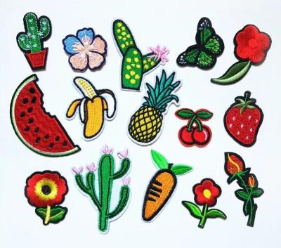 China Wholesale Fabric Accessories Embroidery 3D Computer Decorative Small Sticker for sale