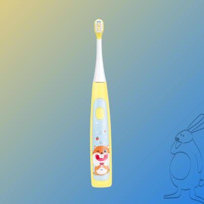 China Manufacturer Customized Kids Use Battery Powered Electric Sonic Toothbrush Soft Hair For Children for sale